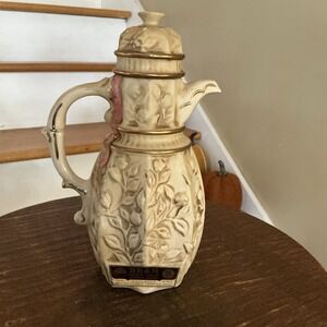 Vintage  JimBean Kentucky Bourbon Decanter Teapot Coffee Pot 1960s Regal China